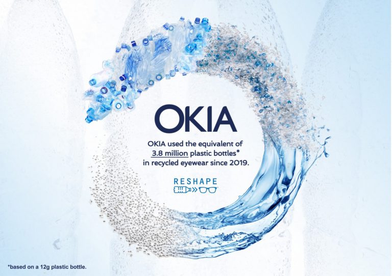 Okia: 3,8 Mio. Plastikflaschen zu Brillen umgewandelt