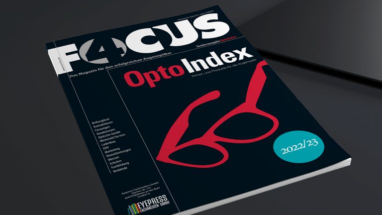 OptoIndex 2022/23: Das Verzeichnis für den Augenoptiker
