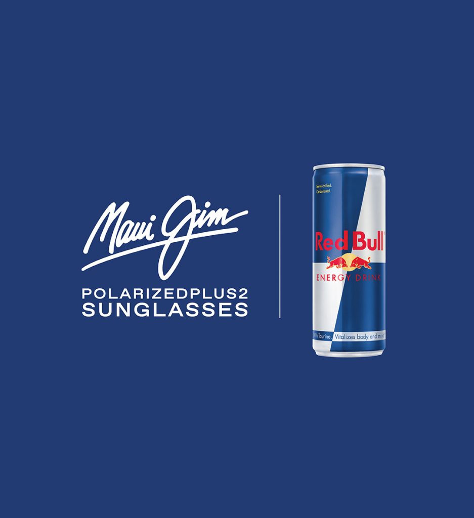 Visual zur Markenpartnerschaft Maui Jim und Red Bull
