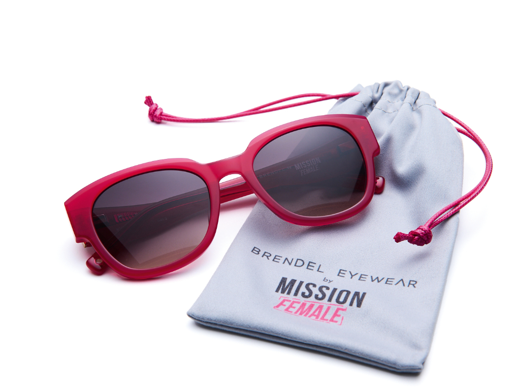 Limitierte Sonnenbrille der Eschenbach Optik-Marke Brendel Eyewear zu Female Empowerment anlässlich des Weltfrauentag 2024
