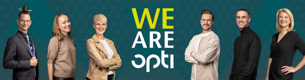 Sechs Branchenvertreter aus der Augenoptik zeigen sich zur neuen „We are Opti“-Kampagne