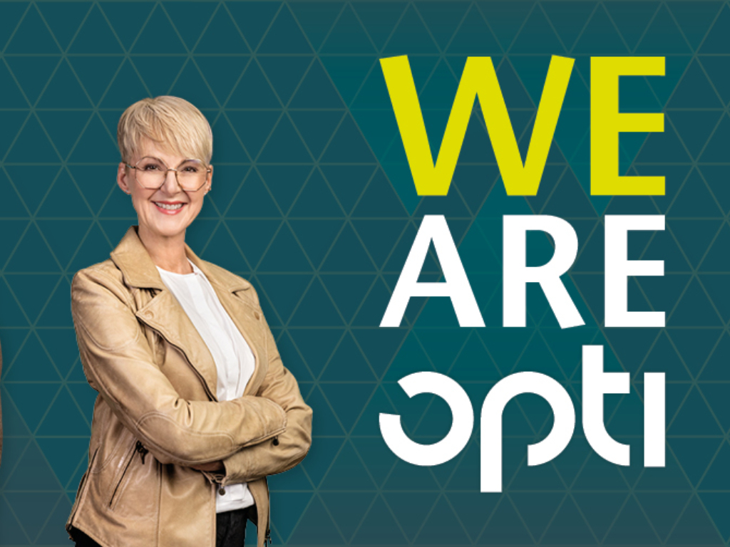 Petra Lindner als Kampagnengesicht zu „We are Opti 2025“-Kampagne
