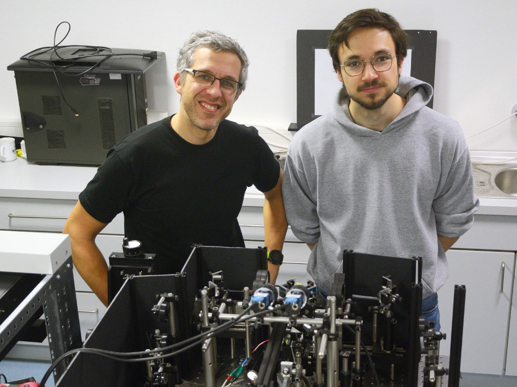 v.l.: Dr. Wolf Harmening und Maximilian Freiberg