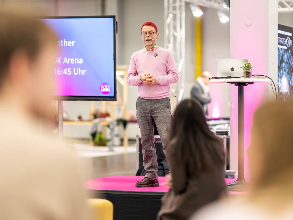 Niels Holger Wien beim Vortrag auf der Interlook 2026