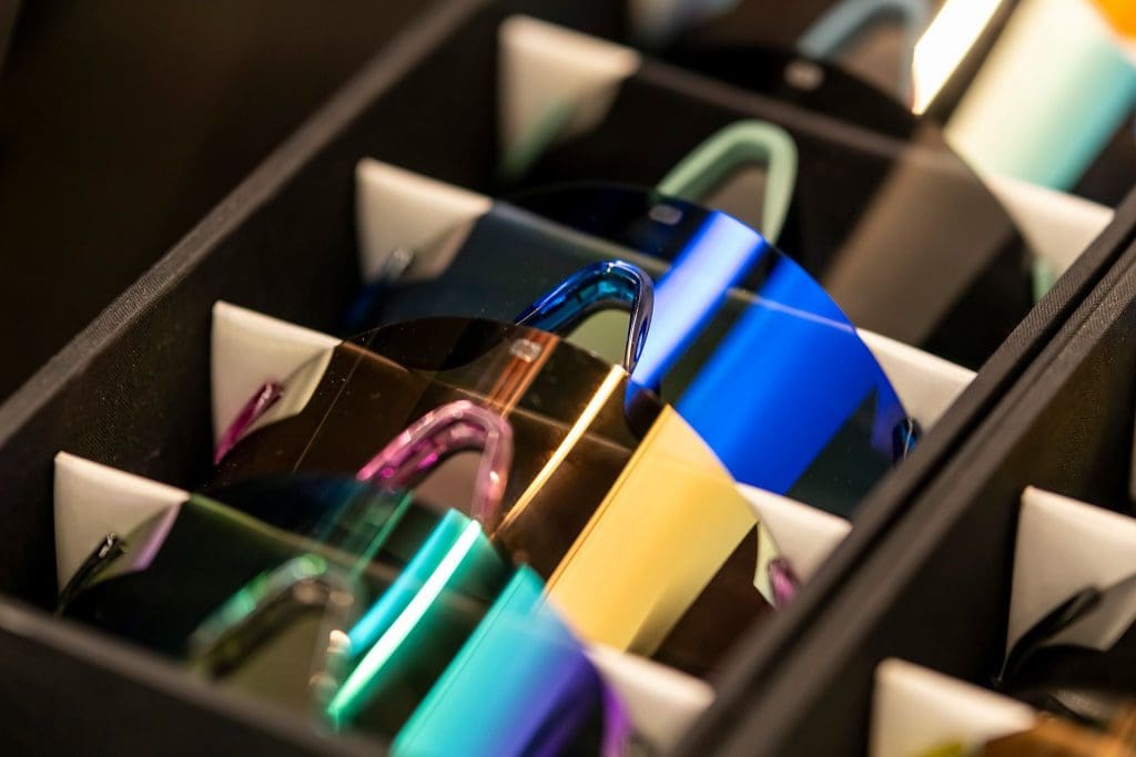 Bunte Sportbrillen auf der Interlook 2026