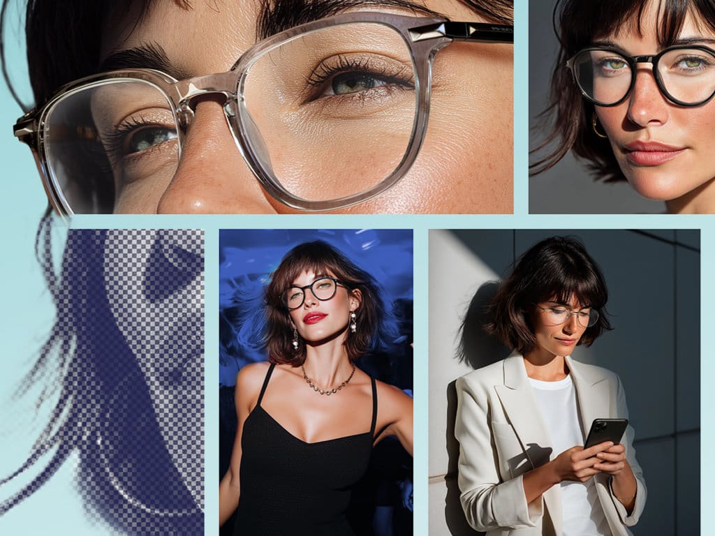 Kampagnenvisual zur Mehrbrillen-Kampagne von MPO Brillenglas