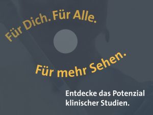 Screenshot Kampagnenwebsite der DOG mit Schriftzug: Für dich. Für Alle. Für mehr Sehen. 