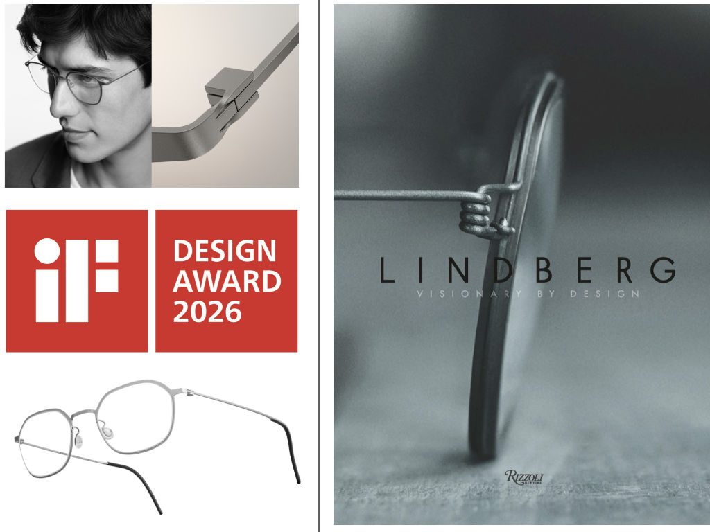 Collage zum Sieg der Brillenkollektion Blok Titanium bei den iF Design Awards 2026