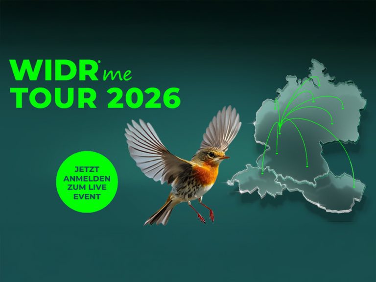 Begrenzte Plätze, unbegrenztes Potential: WIDR® me von optovision kommt in Ihre Nähe!