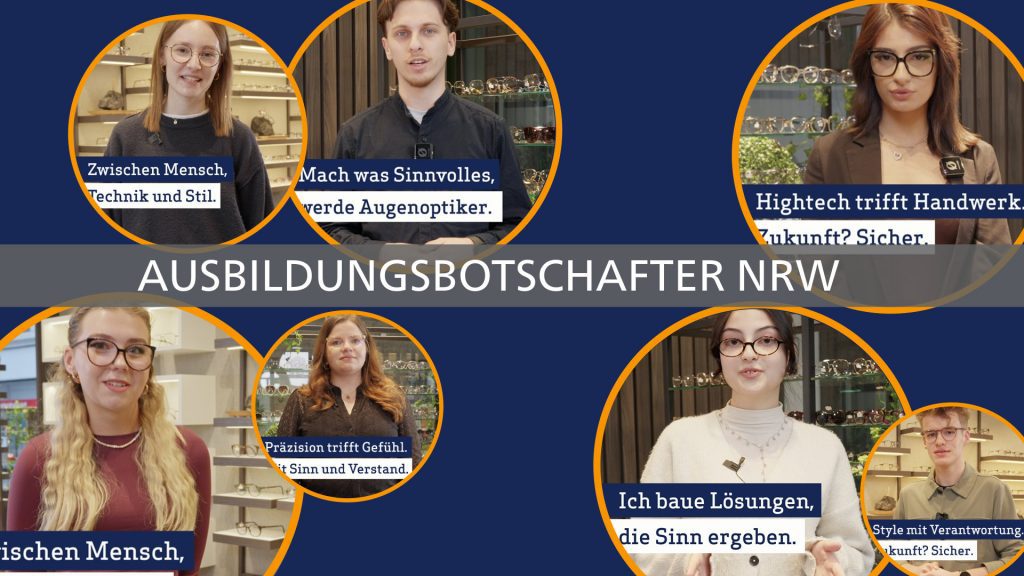 Bilder von Reels einer Ausbildungskampagne der AOI NRW
