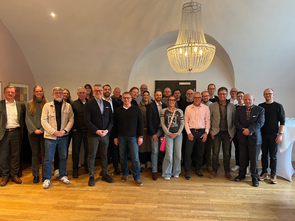 Teilnehmer des Cecop-Roadshow-Treffens vom 28. März 2026 im Kupferberg in Mainz