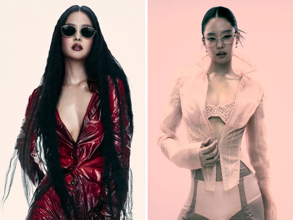 Die südkoreanische Künstlerin Jennie trägt Ra-Ban-Brillen als neue globale Markenbotschafterin.