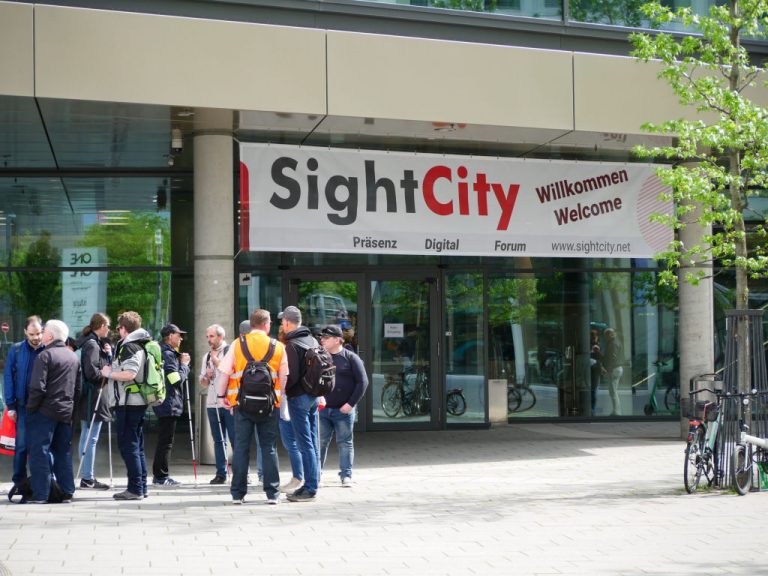 Eingang von außen der SightCity Hilfsmittel-Messe