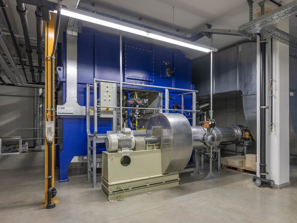 Lüftungssystem der Silhouette Group am Produktionsstandort Linz