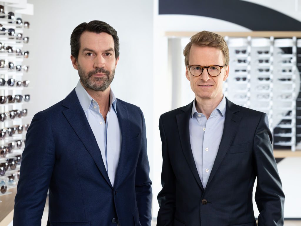 Management Board von Mister Spex. Von links: Tobias Krauss, CEO, und Benjamin von Schenck, CFO