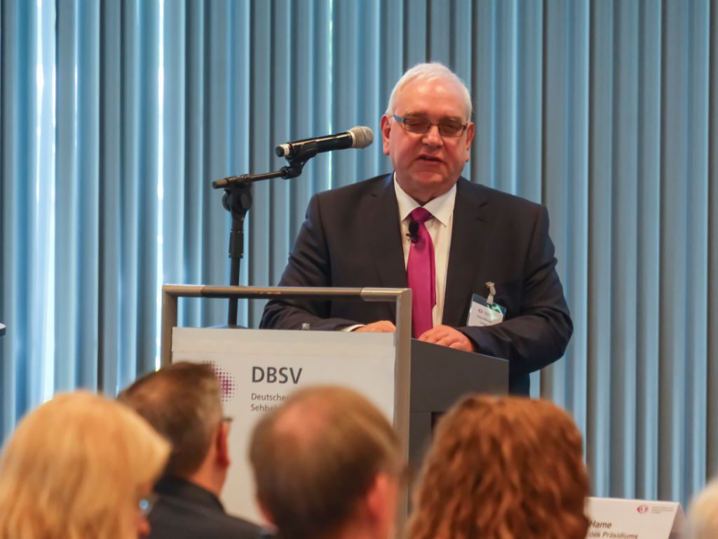 Hans-Werner Lange beim DBSV-Verbandstag 2026