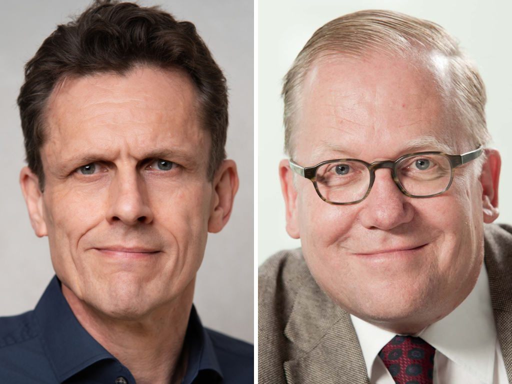 Von links: Stephan Schenk und Peter Frankenstein als Leiter Consumer Optics bei Spectaris