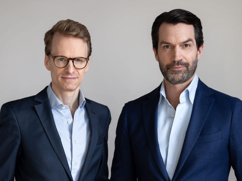 Von links: Benjamin von Schenck (CFO) und Tobias Krauss (CEO) bilden den Vorstand des Unternehmens Mister Spex SE