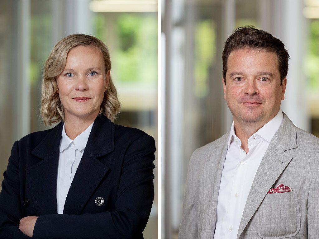 Anja Clages und Wolfgang Seitz von Hecht Contactlinsen GmbH