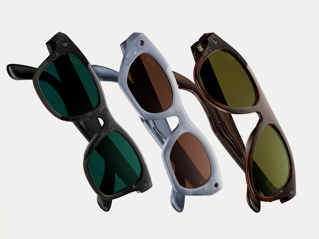 Dreier Brillenreihung Ray-Ban-Meta-Smart Glasses von EssilorLuxottica