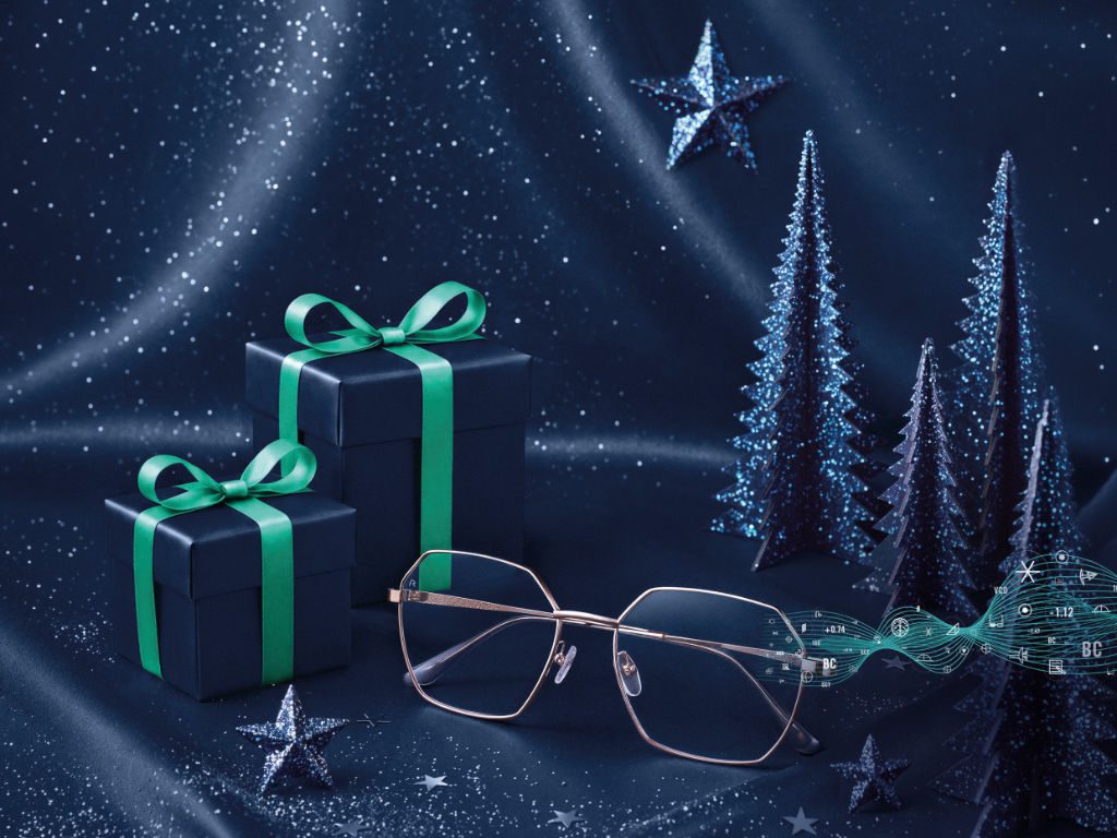 Weihnachtliche Motive zur Rodenstock-Weihnachtsaktion für Partneroptiker